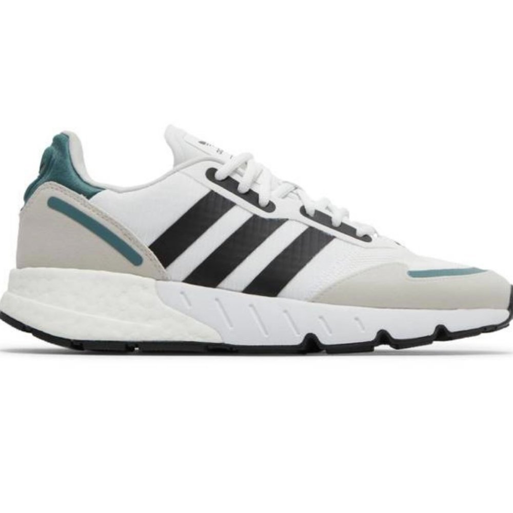 Adidas ZX 2K Boost, H01908,  Sneakers, Shoes, White, Black, Green, BNIB